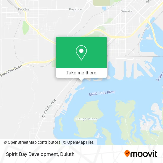 Mapa de Spirit Bay Development