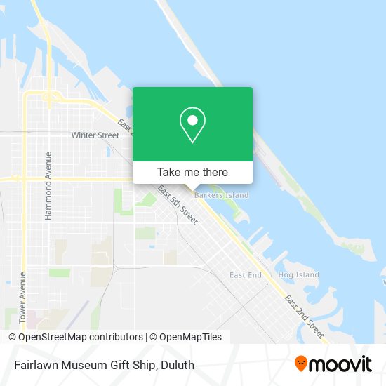 Fairlawn Museum Gift Ship map