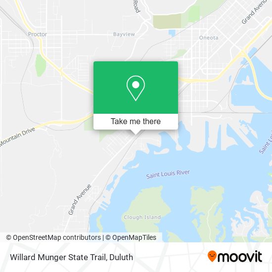Willard Munger State Trail map