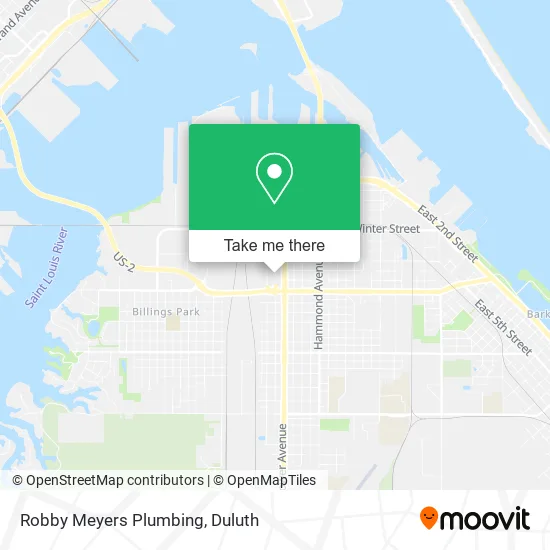 Robby Meyers Plumbing map