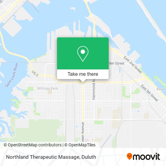 Northland Therapeutic Massage map