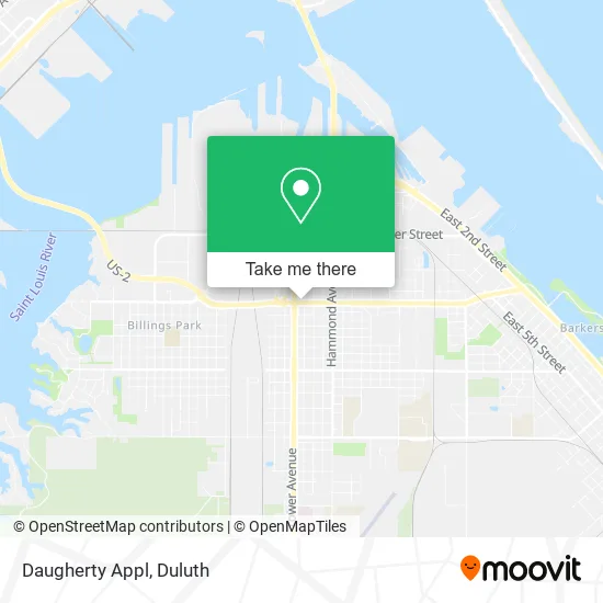 Daugherty Appl map