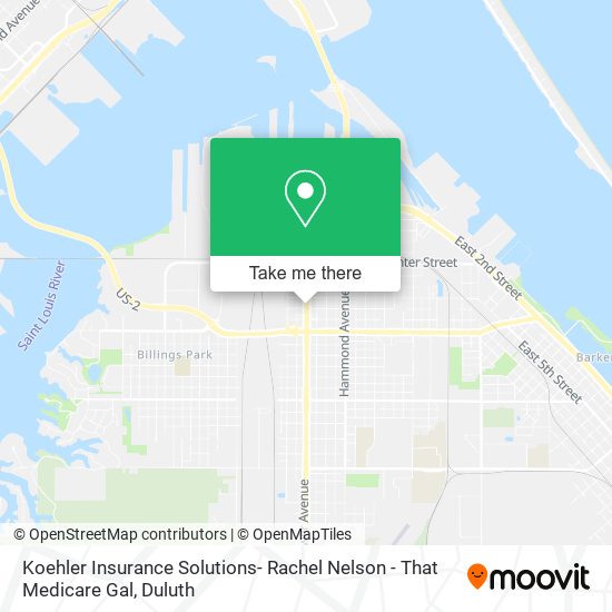 Mapa de Koehler Insurance Solutions- Rachel Nelson - That Medicare Gal