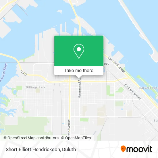 Short Elliott Hendrickson map
