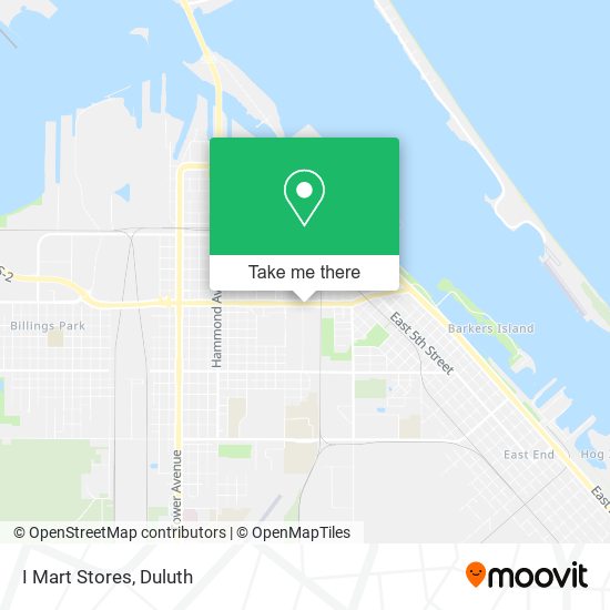 I Mart Stores map