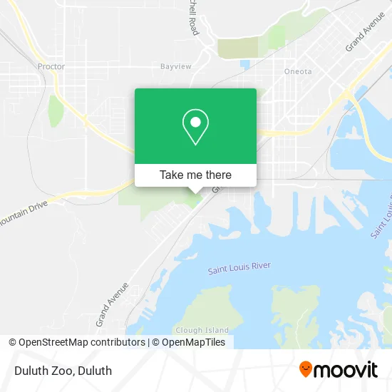Mapa de Duluth Zoo