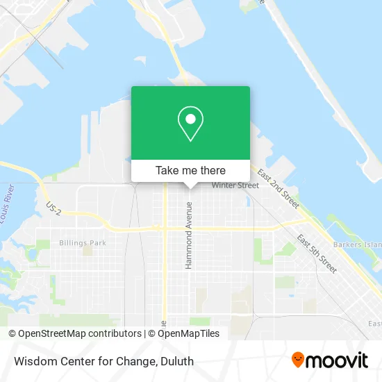 Wisdom Center for Change map