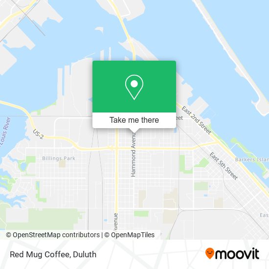 Mapa de Red Mug Coffee