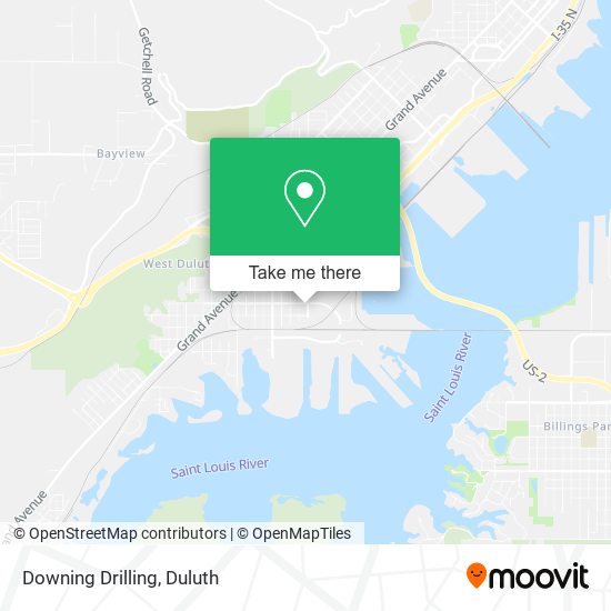 Downing Drilling map