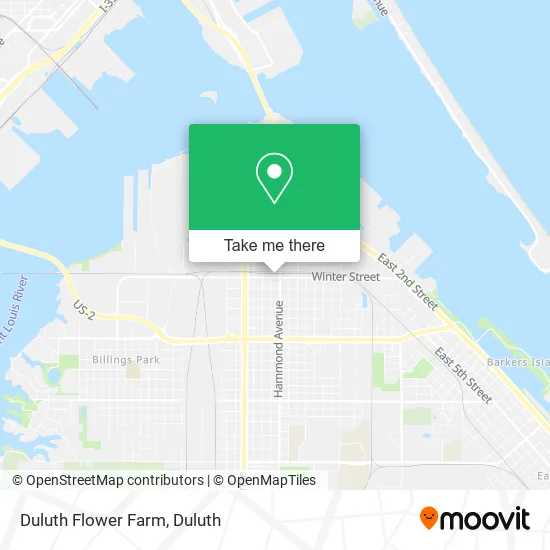 Duluth Flower Farm map