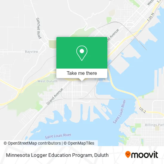 Mapa de Minnesota Logger Education Program