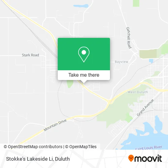 Stokke's Lakeside Li map