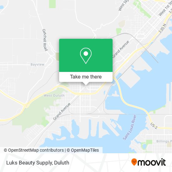 Luks Beauty Supply map