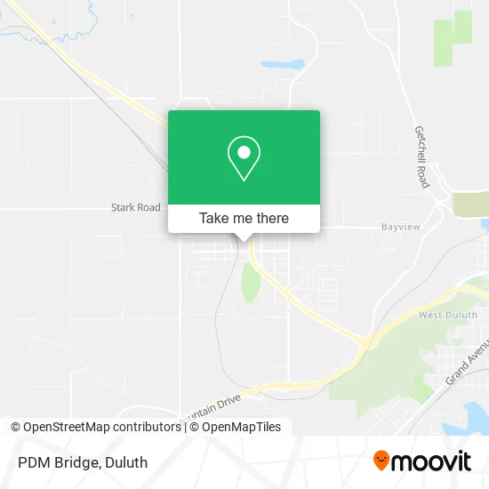 PDM Bridge map
