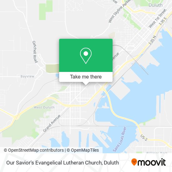 Our Savior's Evangelical Lutheran Church map