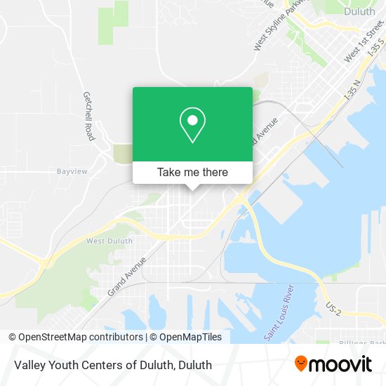 Valley Youth Centers of Duluth map