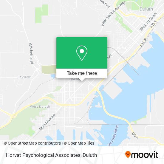 Horvat Psychological Associates map