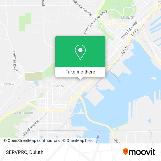 SERVPRO map