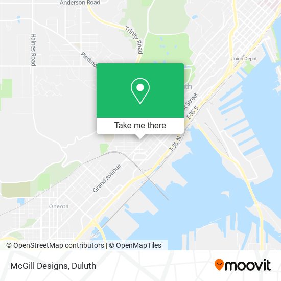 McGill Designs map