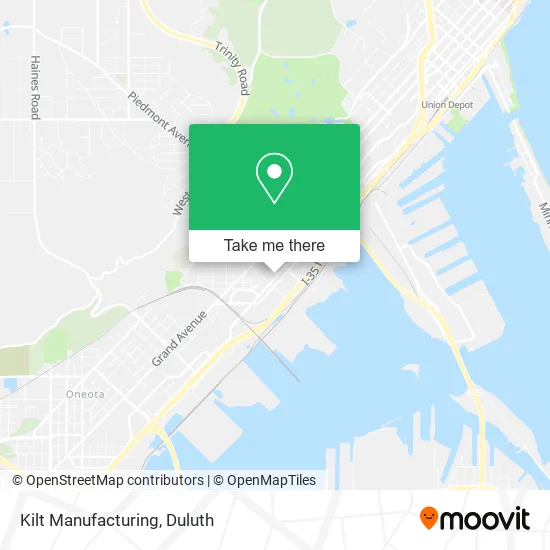 Kilt Manufacturing map