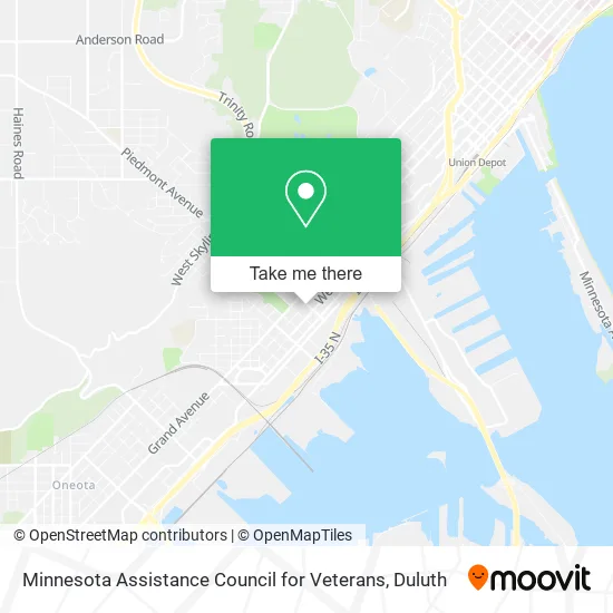 Minnesota Assistance Council for Veterans map