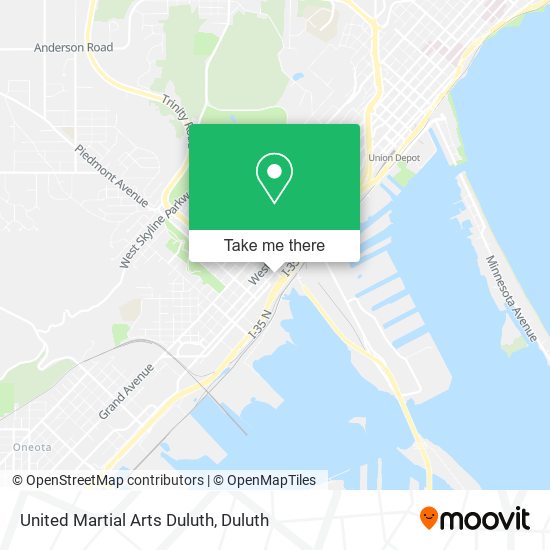 United Martial Arts Duluth map