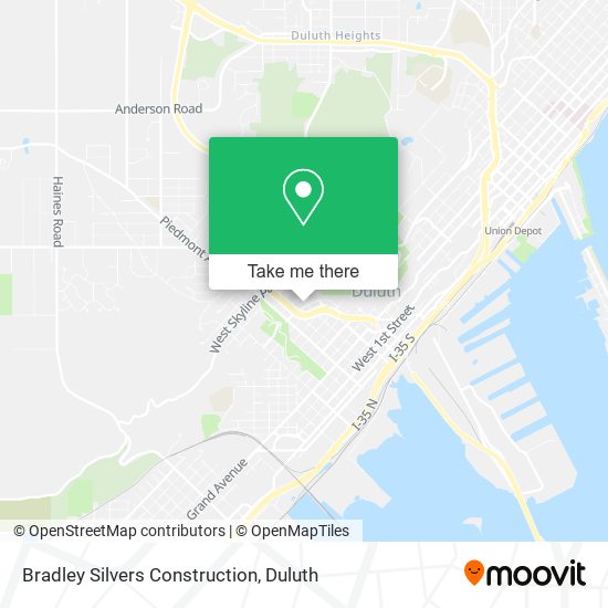 Bradley Silvers Construction map