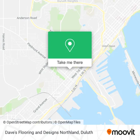 Mapa de Dave's Flooring and Designs Northland