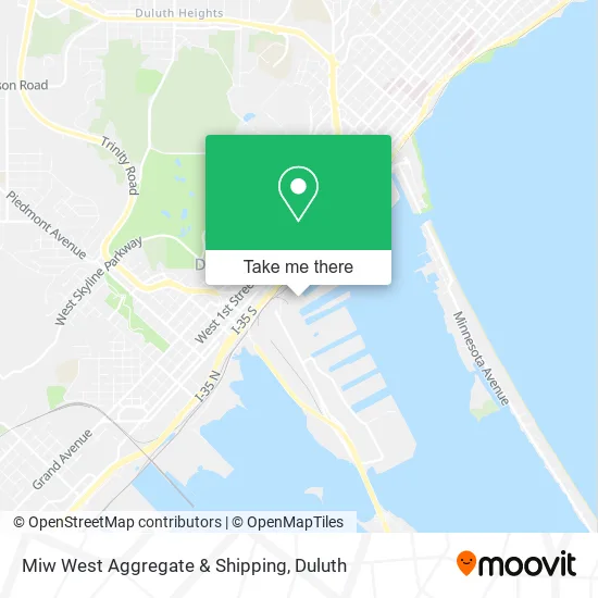 Miw West Aggregate & Shipping map