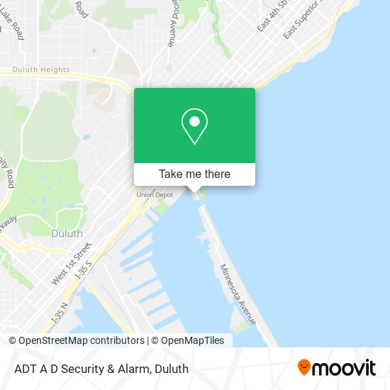 ADT A D Security & Alarm map