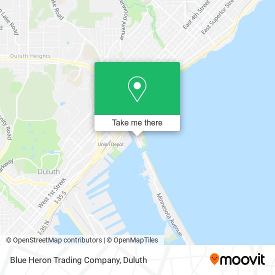 Mapa de Blue Heron Trading Company