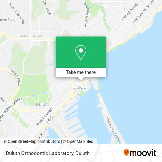 Mapa de Duluth Orthodontic Laboratory
