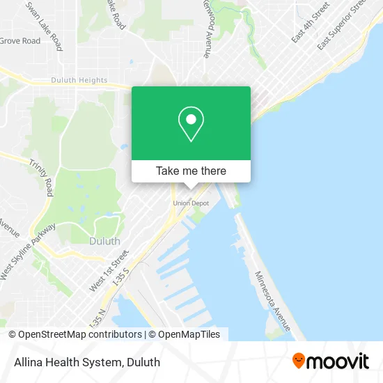 Allina Health System map