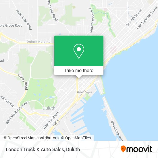 London Truck & Auto Sales map