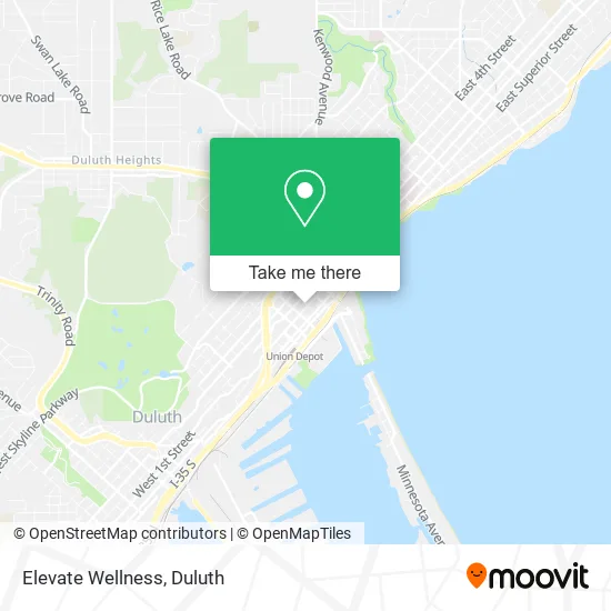 Mapa de Elevate Wellness