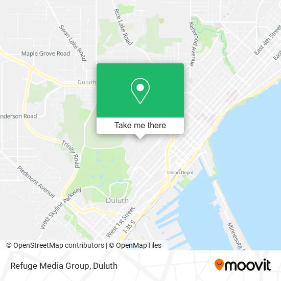 Refuge Media Group map