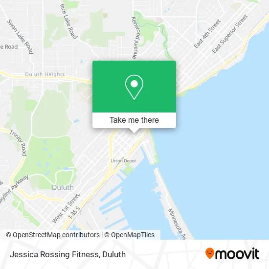 Mapa de Jessica Rossing Fitness
