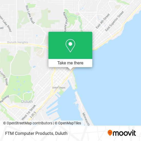 FTM Computer Products map