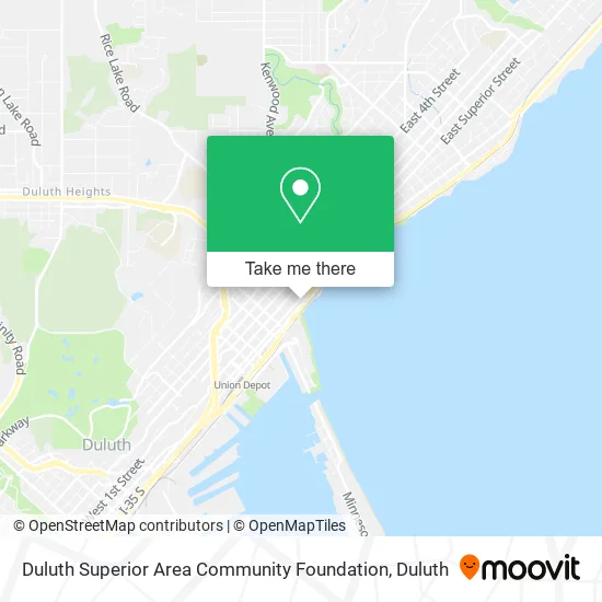 Mapa de Duluth Superior Area Community Foundation
