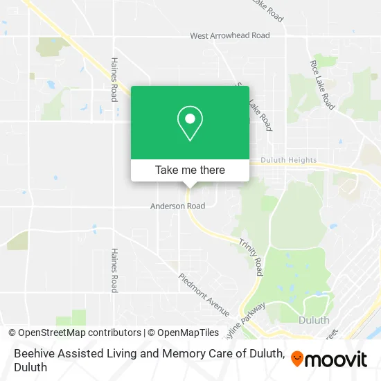 Beehive Assisted Living and Memory Care of Duluth map