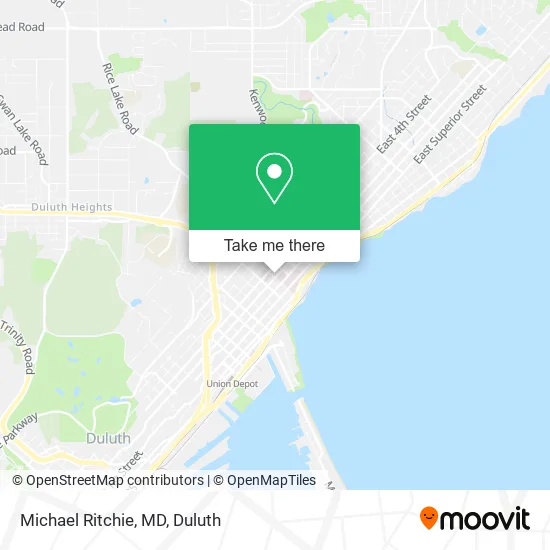 Michael Ritchie, MD map