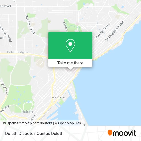 Duluth Diabetes Center map