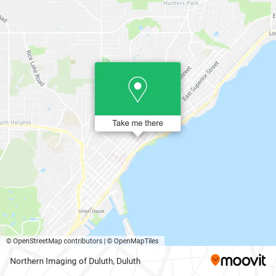 Mapa de Northern Imaging of Duluth