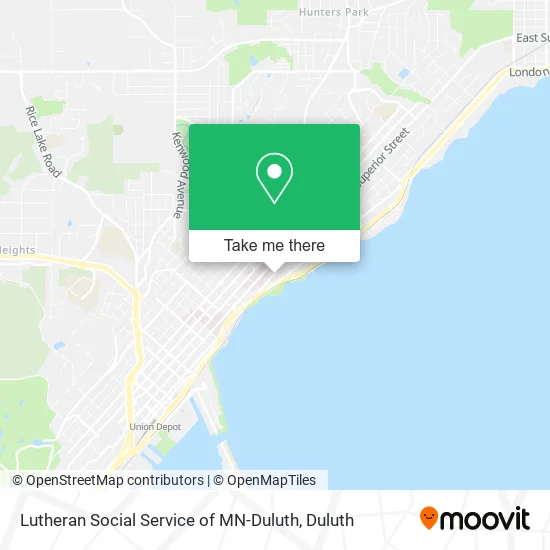 Mapa de Lutheran Social Service of MN-Duluth