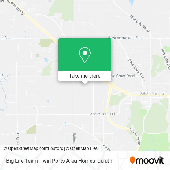 Mapa de Big Life Team-Twin Ports Area Homes