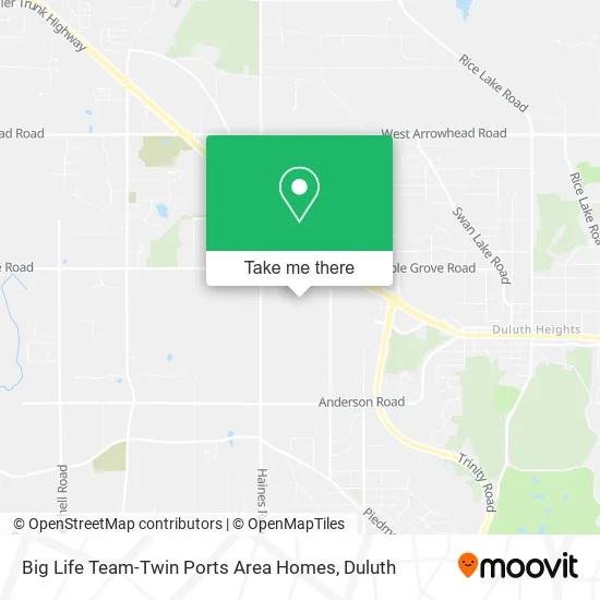Mapa de Big Life Team-Twin Ports Area Homes