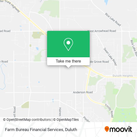 Farm Bureau Financial Services map