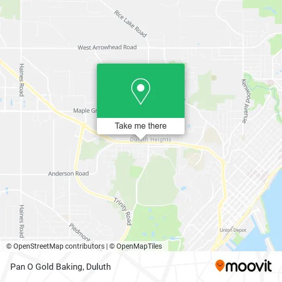 Pan O Gold Baking map