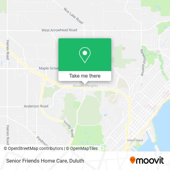 Senior Friends Home Care map