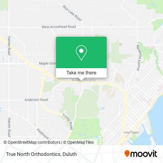 True North Orthodontics map